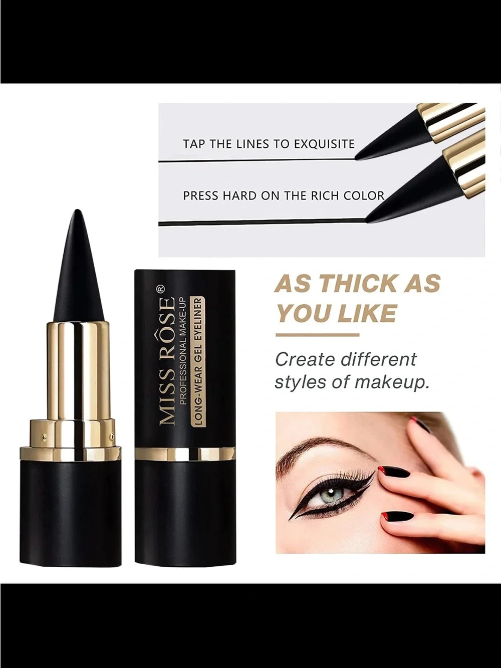 Black Eye Kohl Pencil - Intense Black Eyeliner
